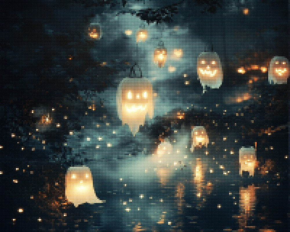 Cozy Halloween Ghostly Night