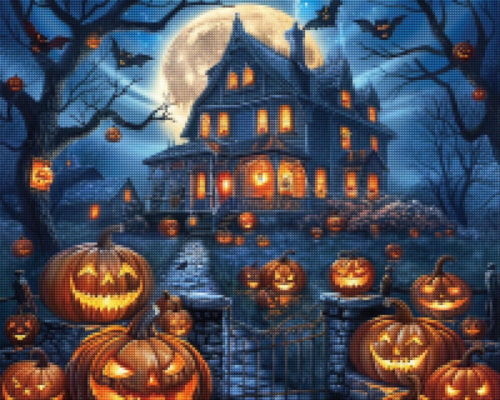 Halloween Pumpkin Castle