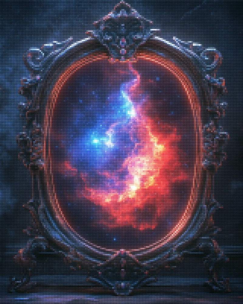 Glowing Ancient Magic Mirror
