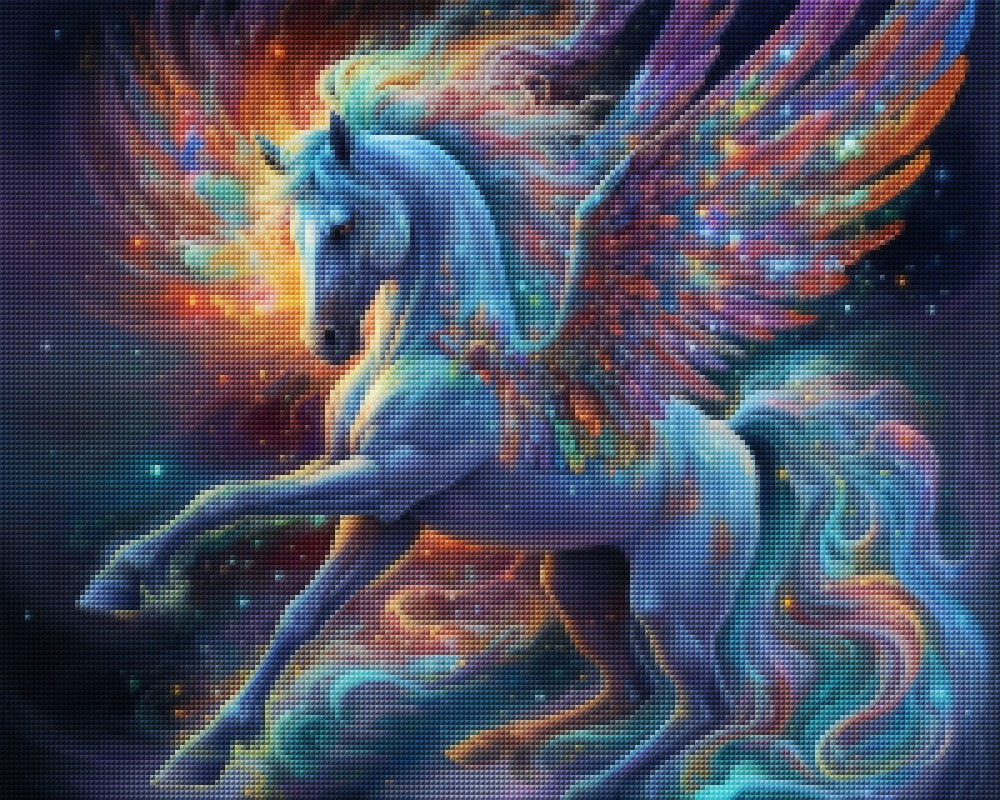 Pegasus With Glowing