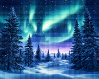 Blue Winter Landscape