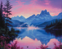 Misty Mountain Dawn