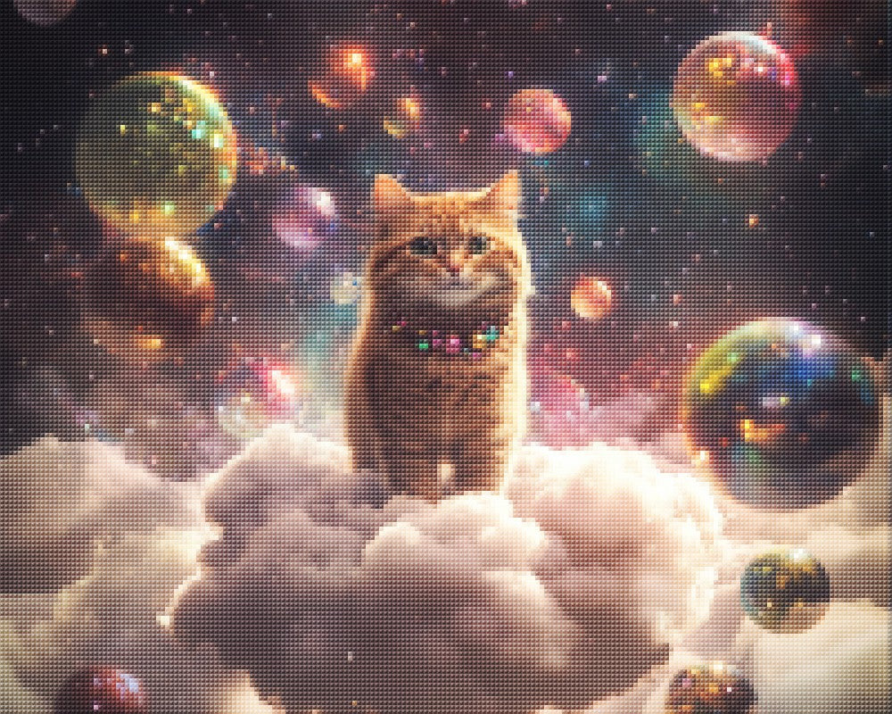 Cat on Floating Cloud Island