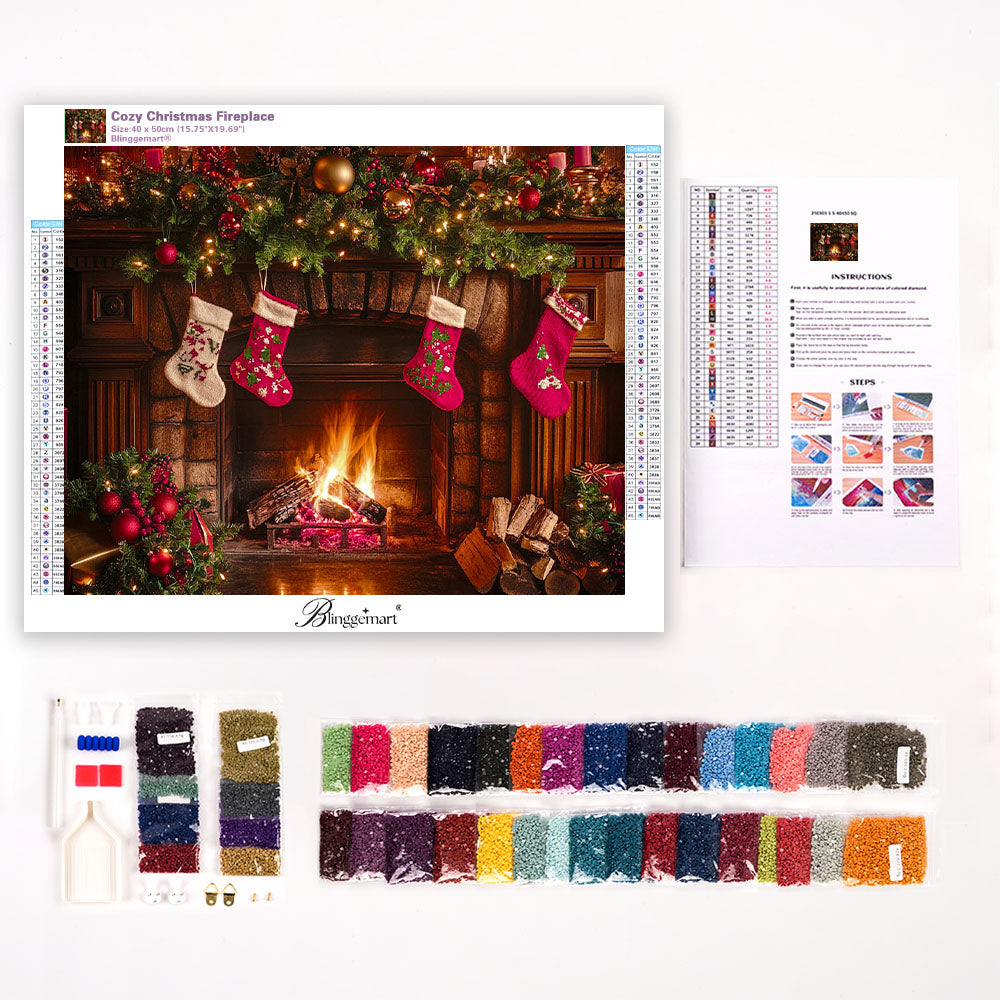 Cozy Christmas Fireplace