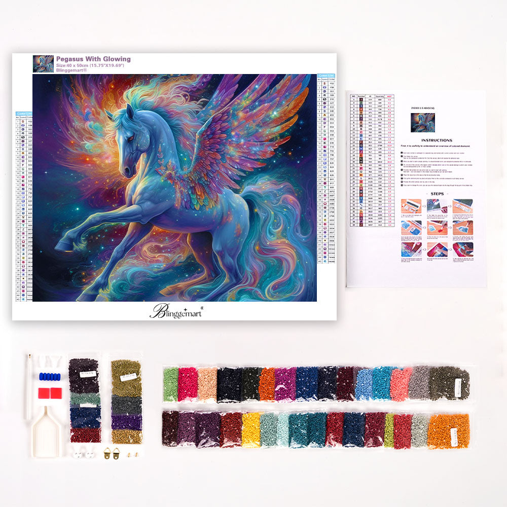 Pegasus With Glowing