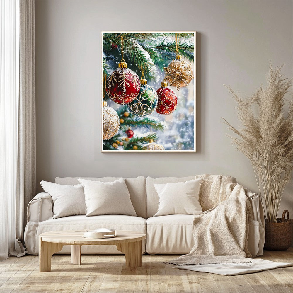 Christmas Snowflakes and Ornaments
