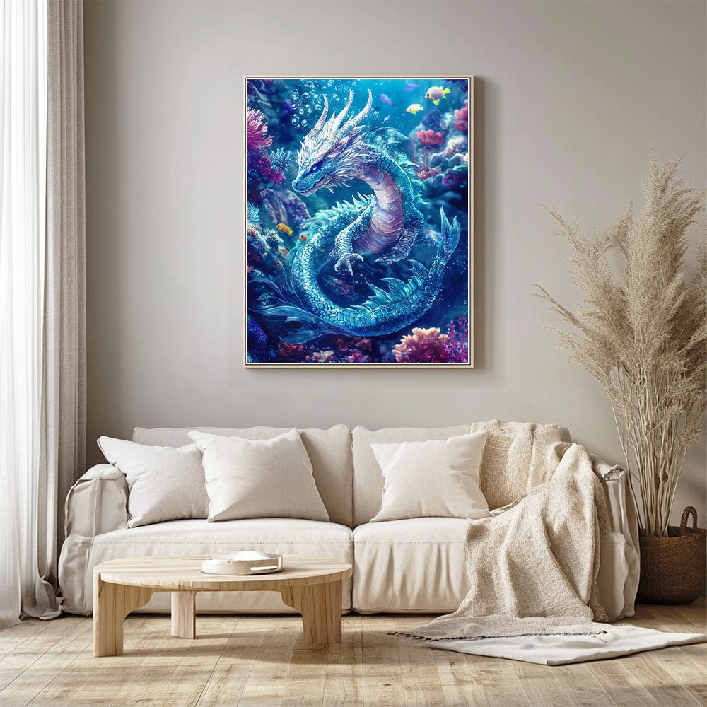 Water Dragon Swimming