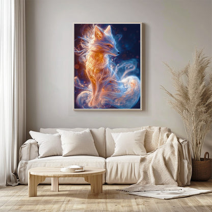 Crystal Fox with Nebula Tail