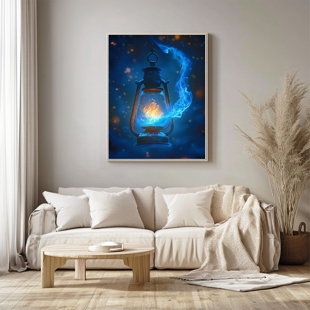 Magic Lantern with Blue Flame