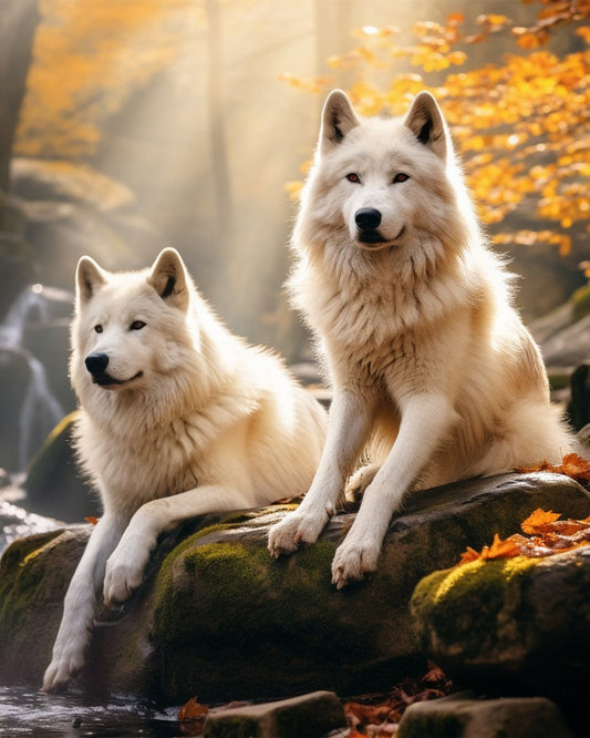 Autumn Spirit Wolves