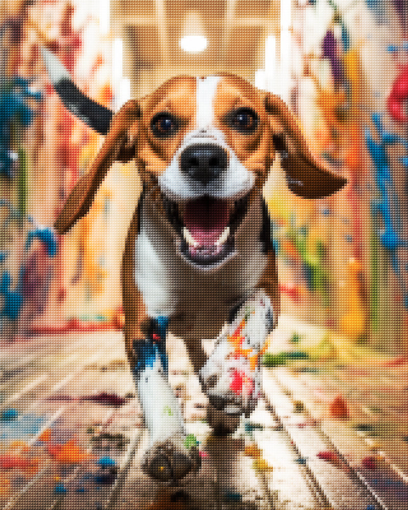 Paint Splash Beagle