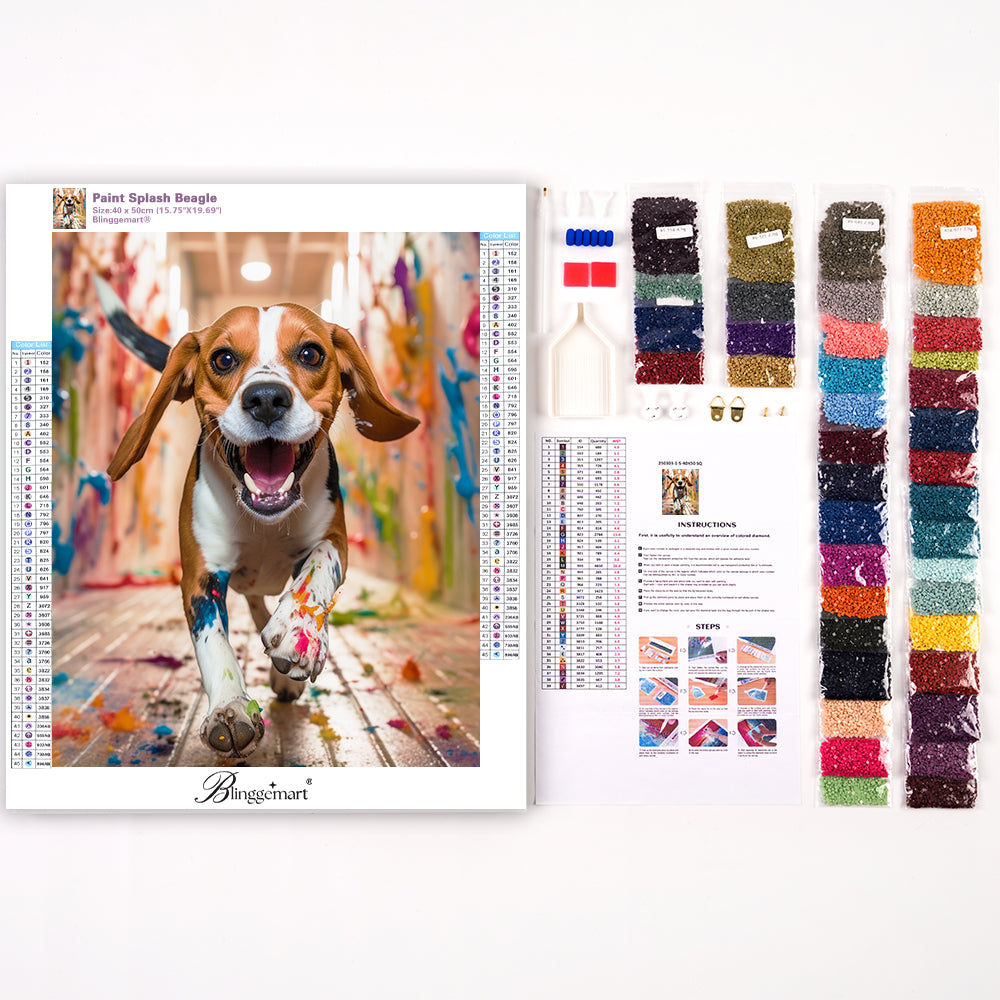 Paint Splash Beagle