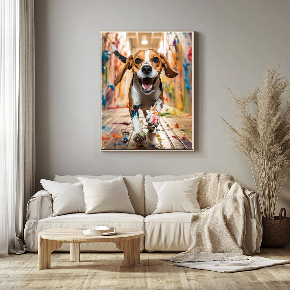 Paint Splash Beagle