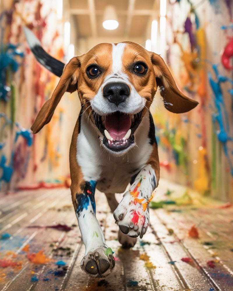 Paint Splash Beagle