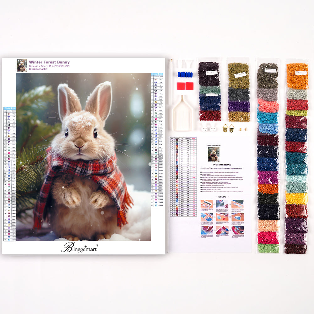 Winter Forest Bunny