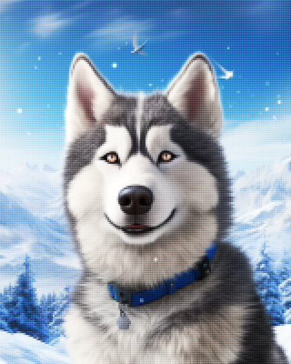 Winter Husky