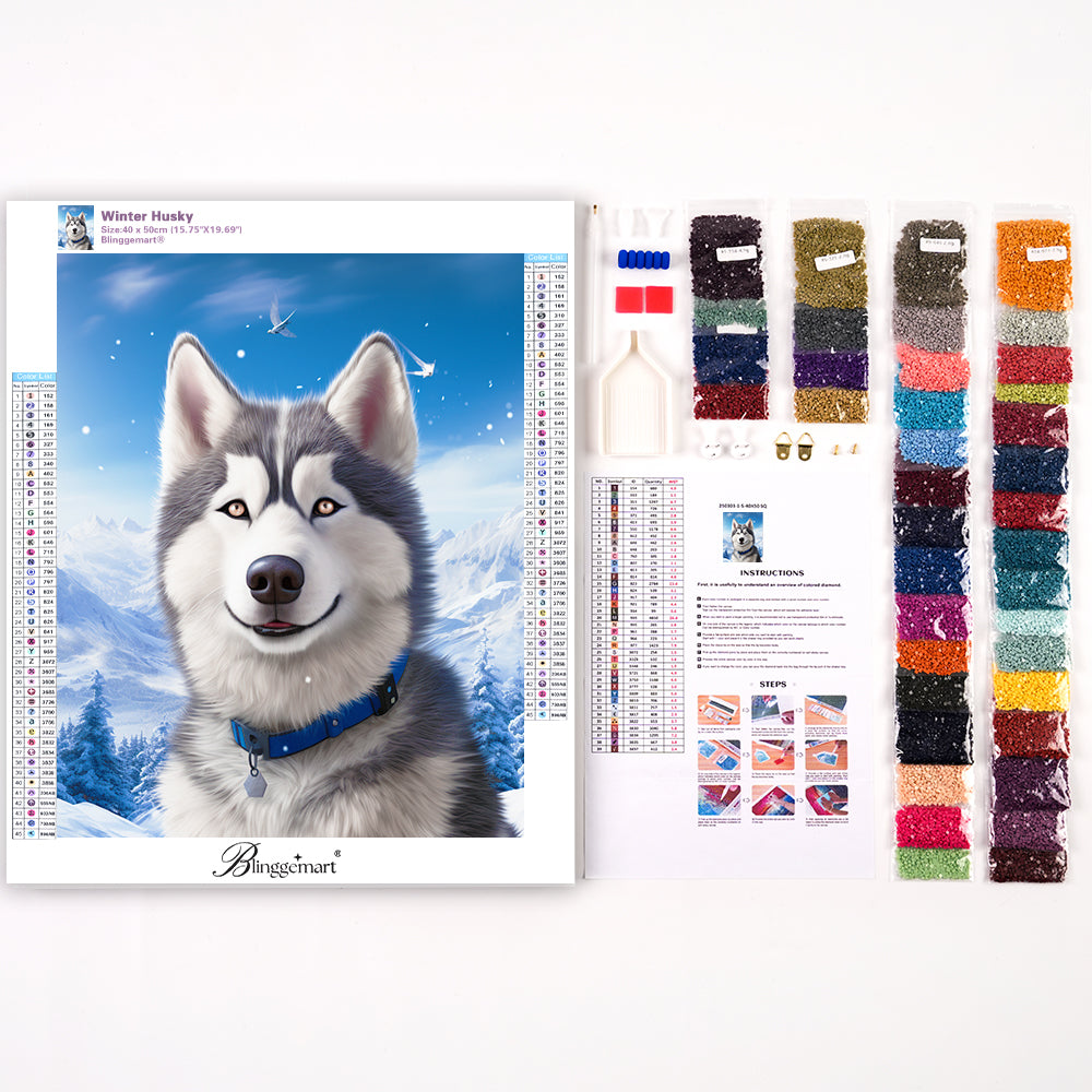 Winter Husky