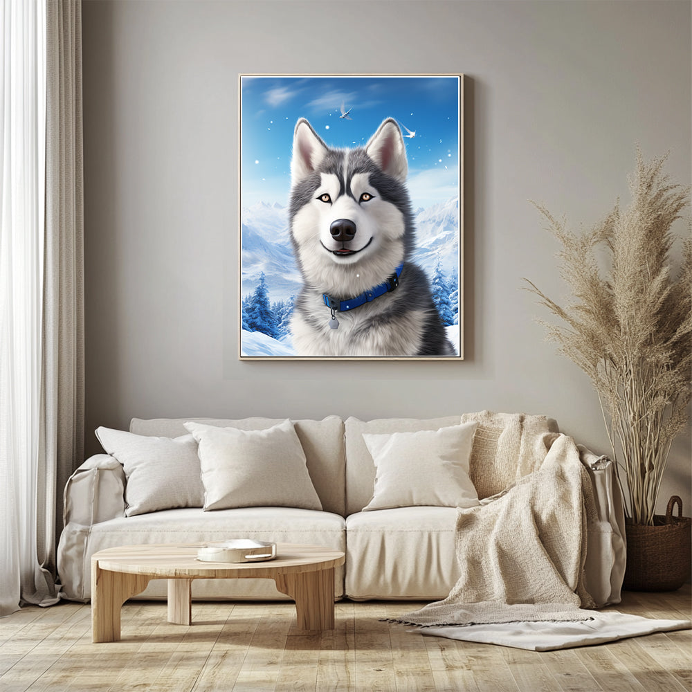 Winter Husky