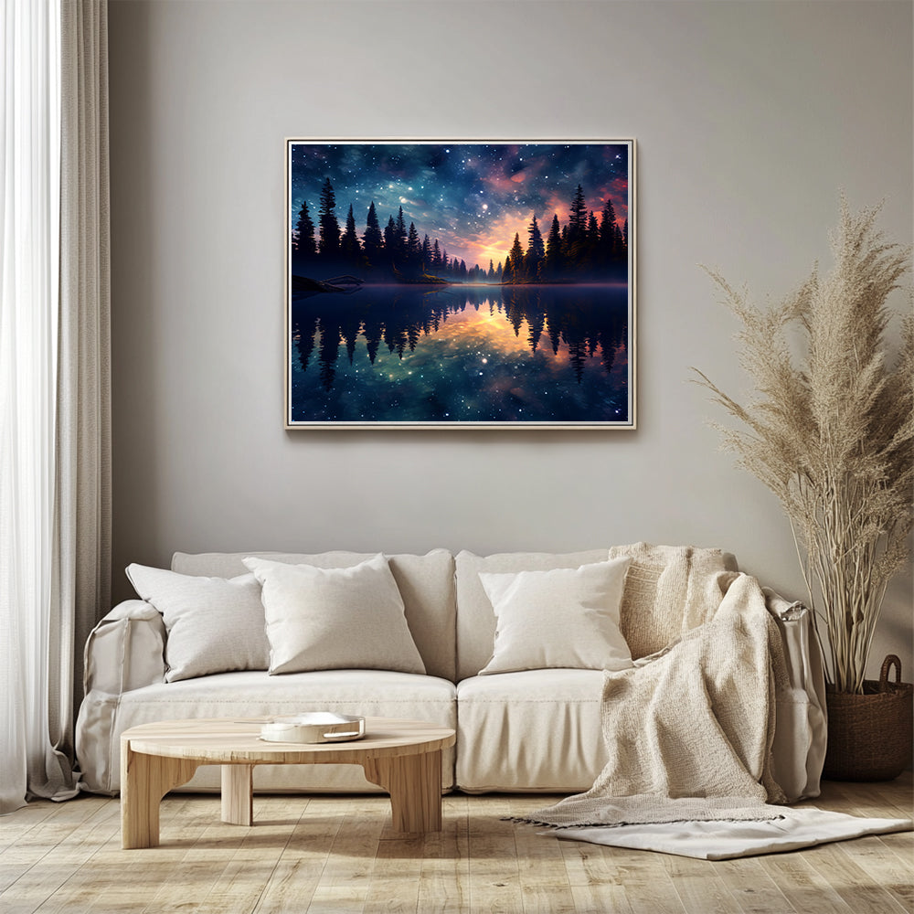Galaxy Lake Reflection