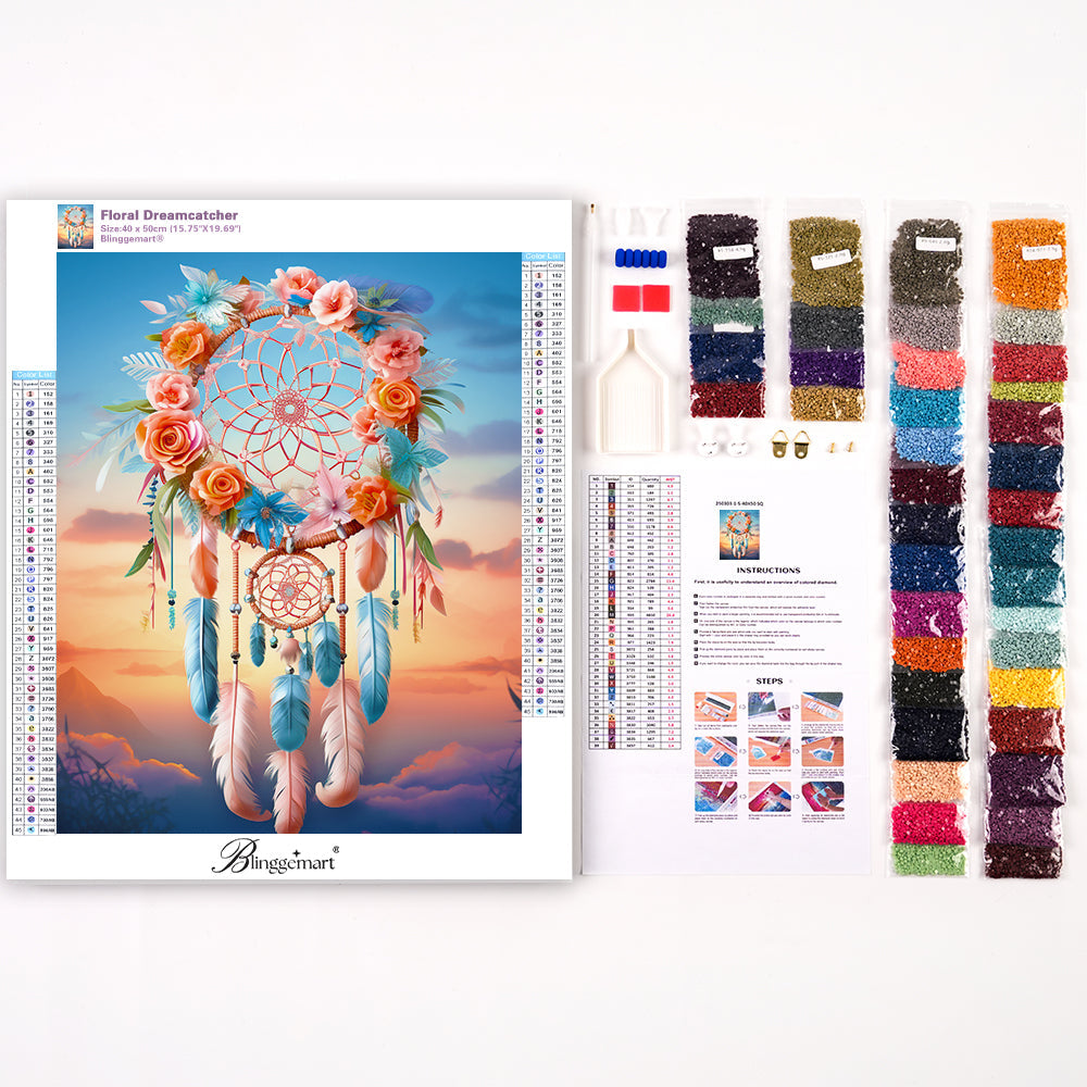 Floral Dreamcatcher