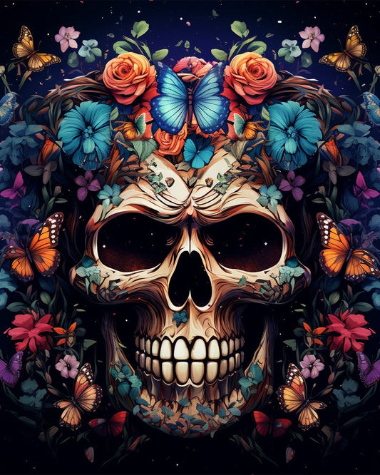 Butterfly Skull