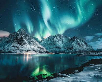 Blue Northern Lights