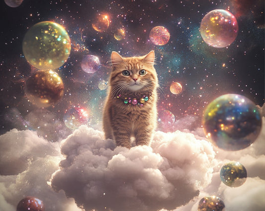 Cat on Floating Cloud Island