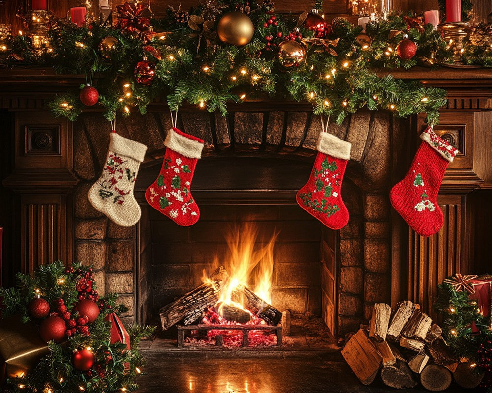 Cozy Christmas Fireplace