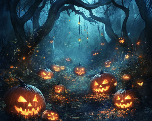 Enchanted Pumpkin Forest