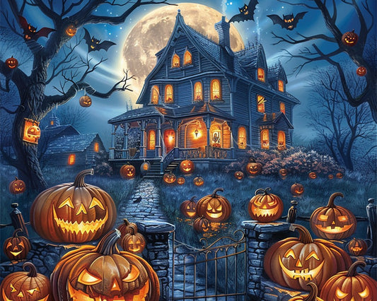 Halloween Pumpkin Castle