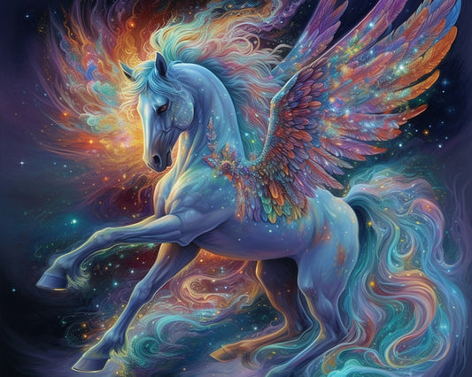 Pegasus With Glowing