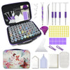 DIY Diamond Painting Tool Storage Box 60-Pack White Butterfly Bag